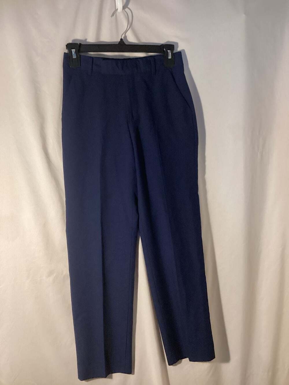 Calvin Klein Pants Size 12 Regular Blue Crepe Trouser Slacks